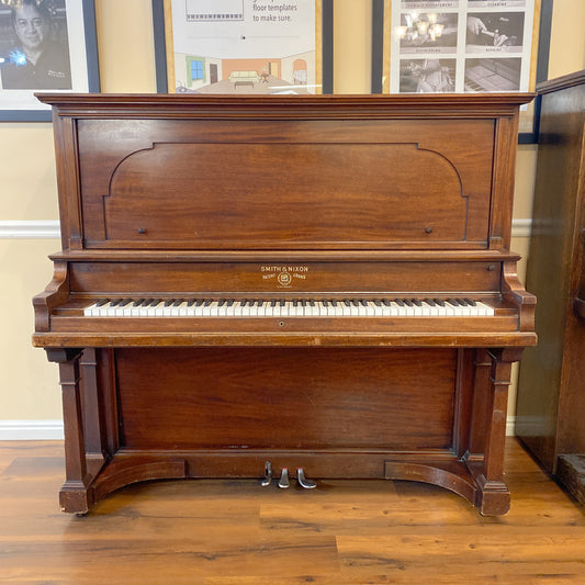 CURRENT SHOP WORK - 2024 Piano Legacy Project Giveaway Winning Family- 1907 Smith & Nixon Wood Finish Upright Piano