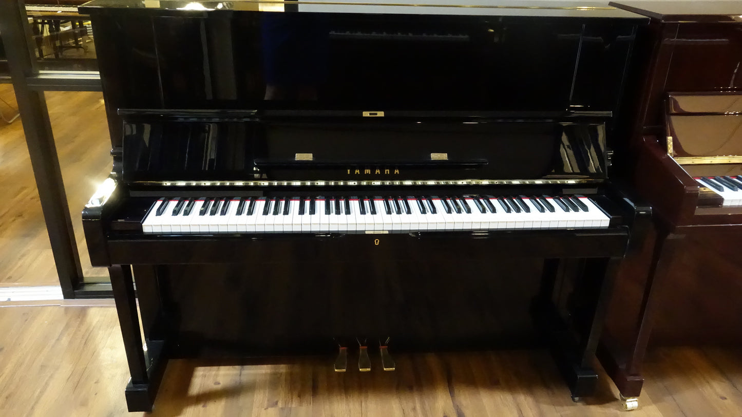 SOLD Yamaha YUS 48" Polished Black Upright Piano