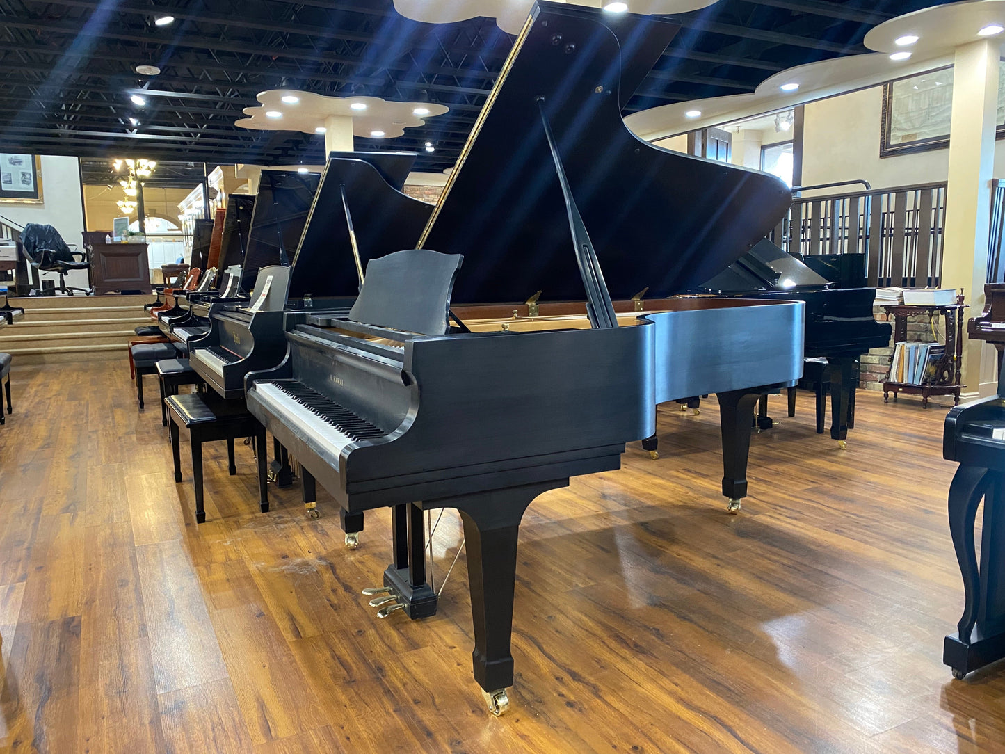 Image 2 of 1979 Kawai KG6C 223 / 7'3"/ Satin Ebony with QRS Self Playing System