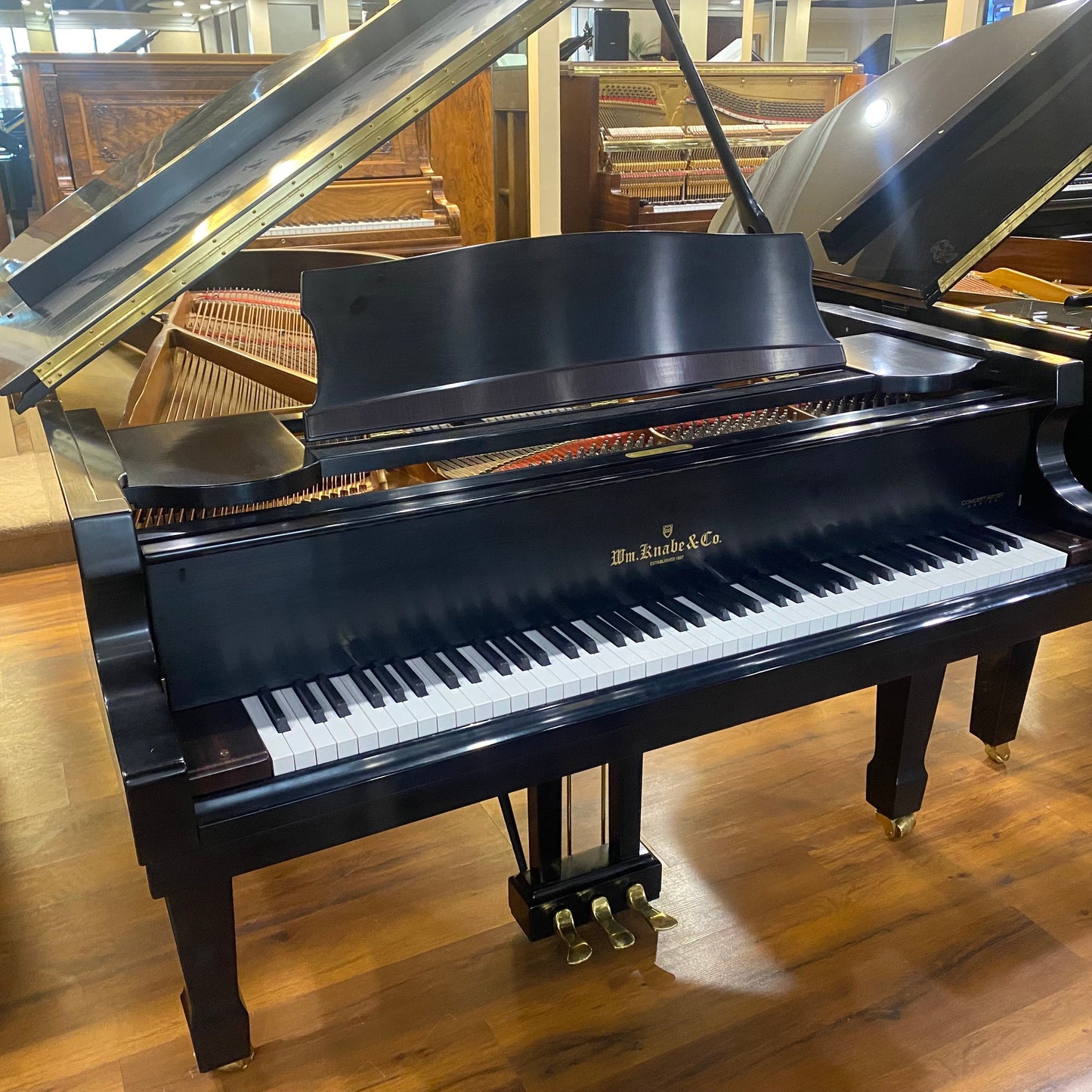 Image 2 of 2004 Knabe & Co. 7' Grand WKG-70 with QRS Self Playing System