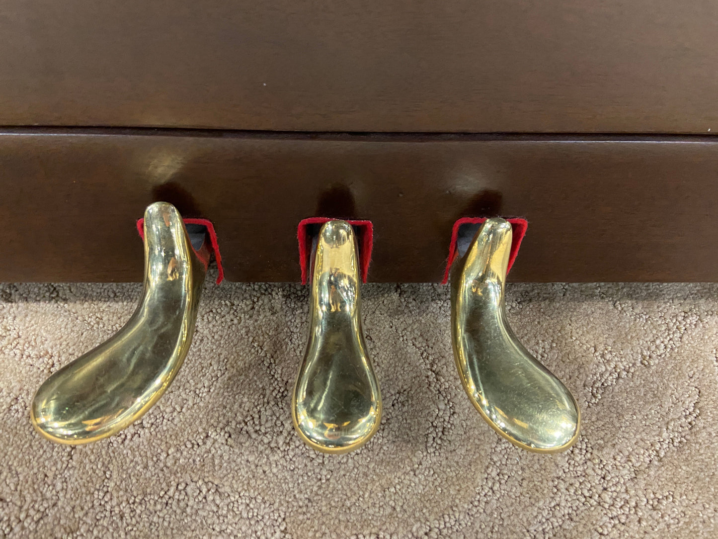 Image 5 of 1900 George Steck Upright / 54" / Mahogany / QRS #170021 PNO221400071
 (same serial # as Roney Steinway)