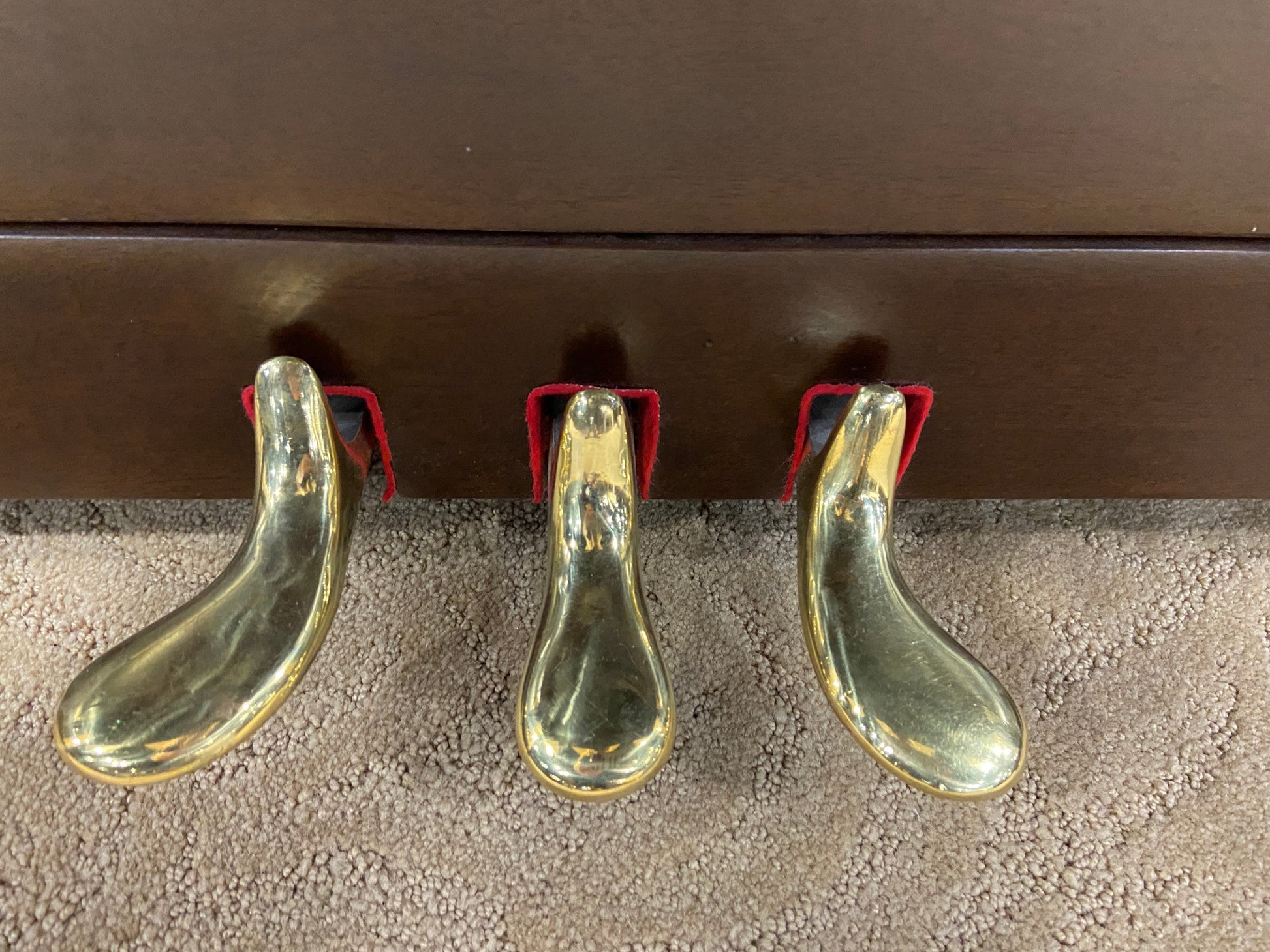 Image 5 of 1900 George Steck Upright / 54" / Mahogany / QRS #170021 PNO221400071
 (same serial # as Roney Steinway)