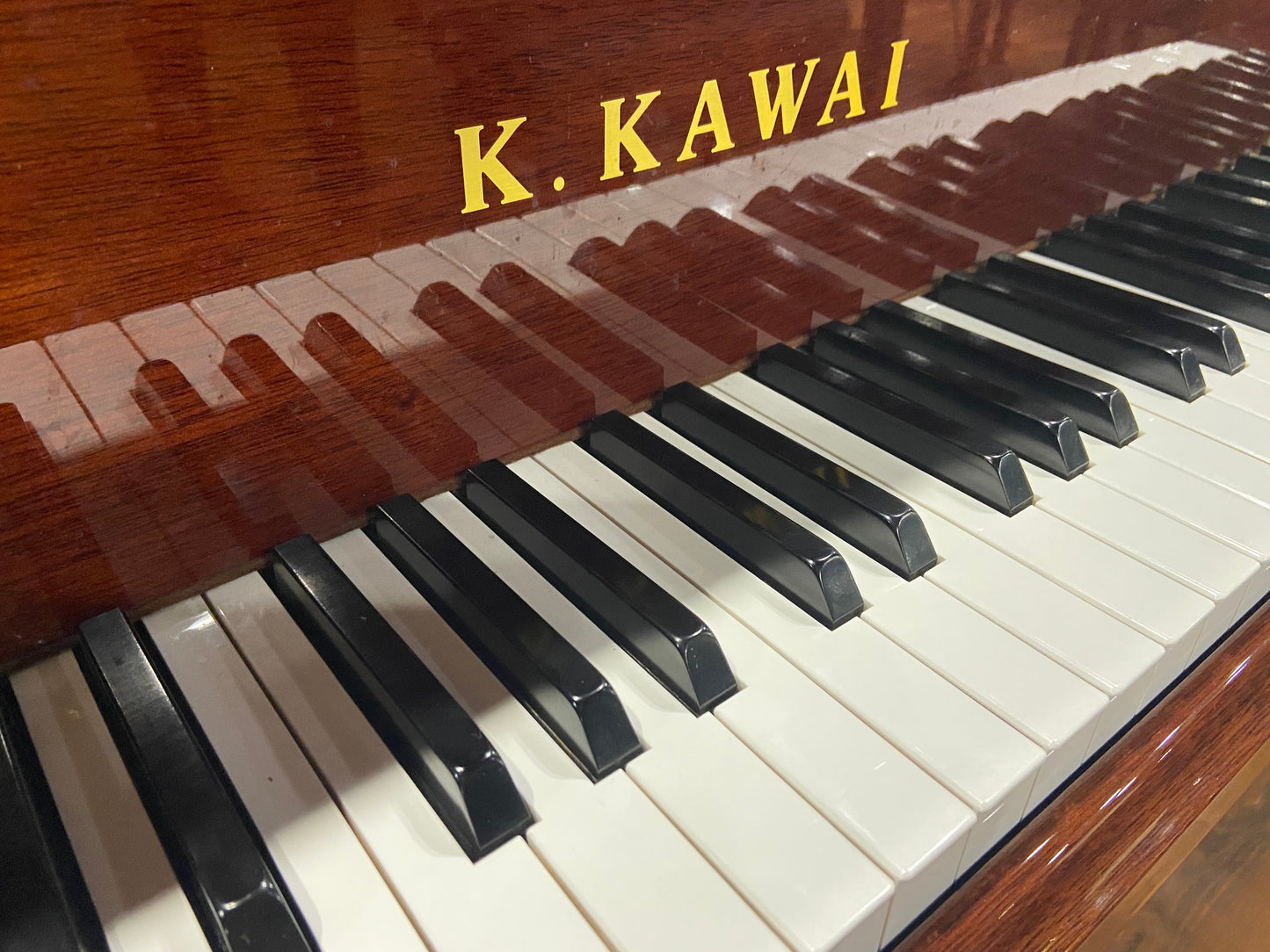 Image 2 of 2012 Kawai GM-12 Polished Mahogany 4'10" with QRS Self Playing System