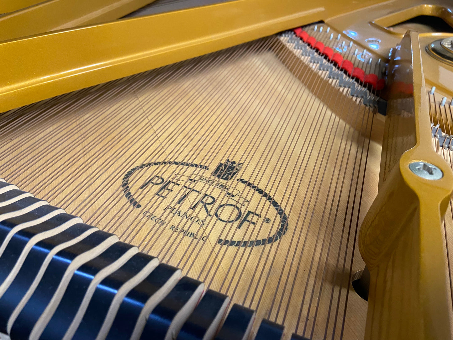 Image 8 of Petrof Grand 6'4" Model III / Polished Ebony / with QRS