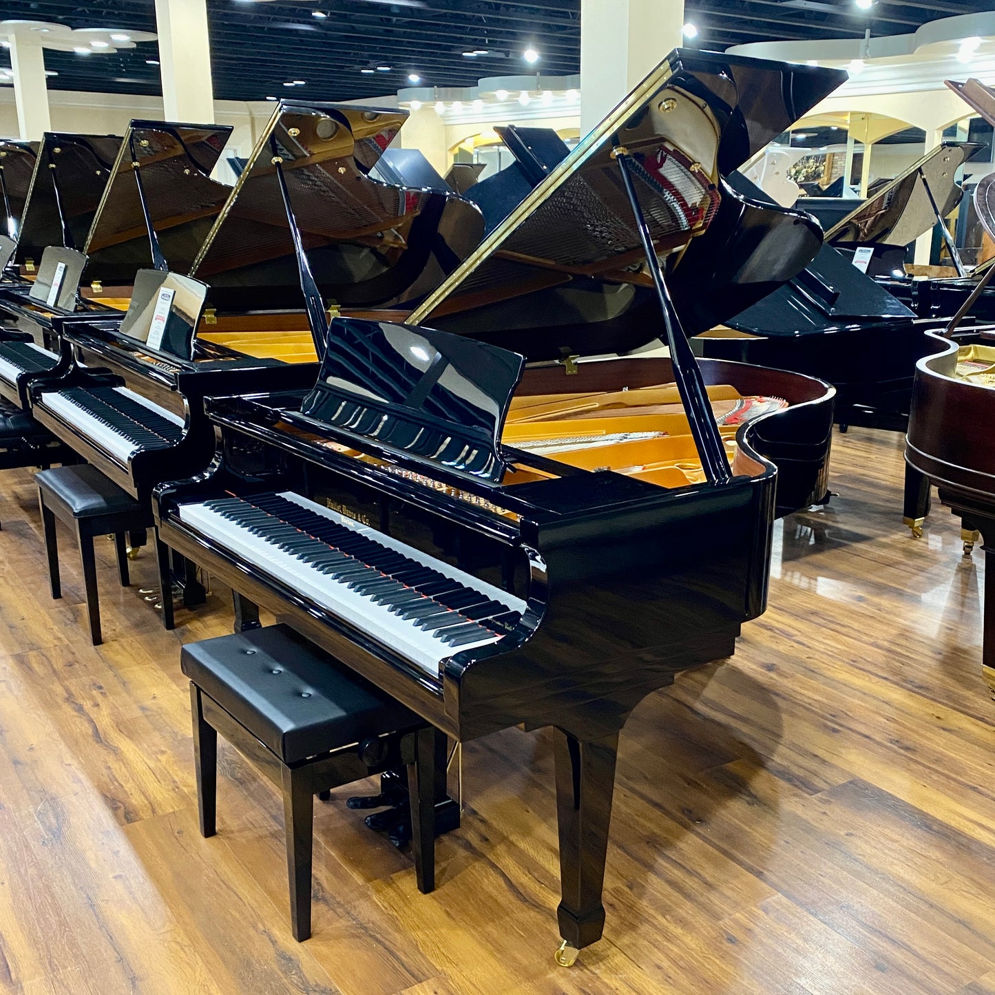 Image 14 of Hallet Davis 188 Grand Black Polish