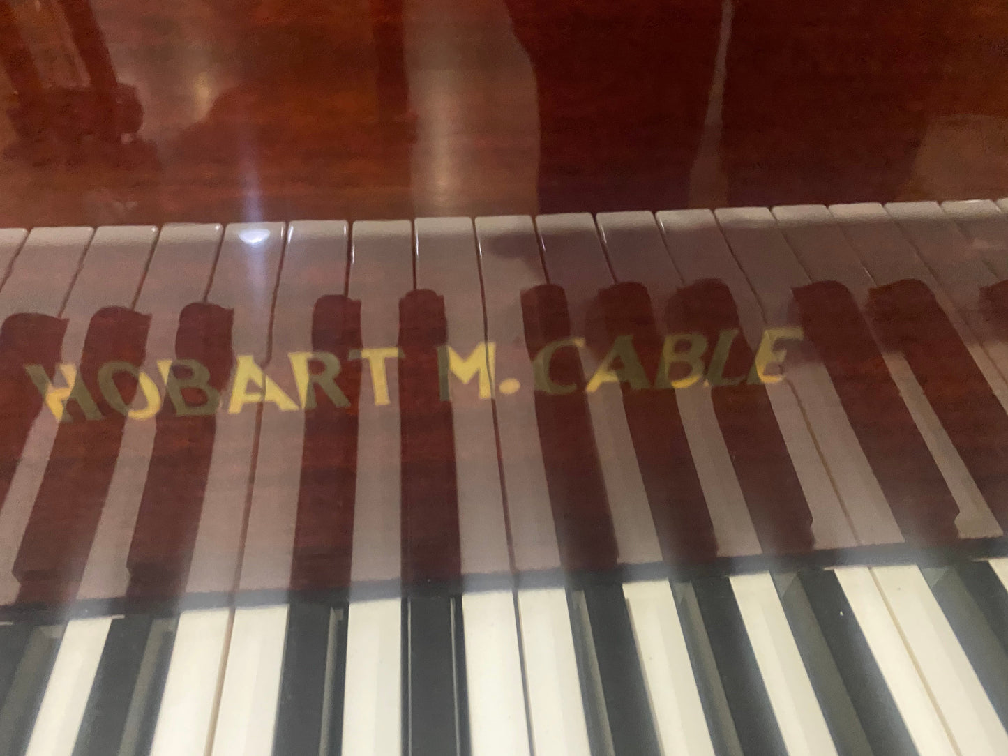 Image 3 of Hobart & Cable Grand / 4' 7" (Mahogany, 20 years old)