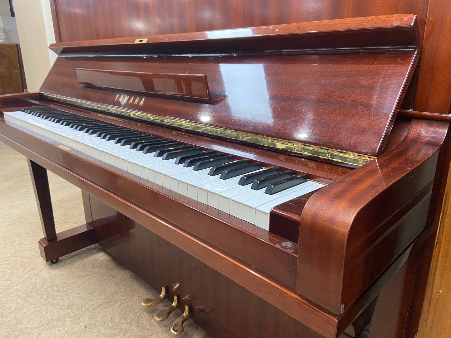 Image 3 of 1970 Yamaha U3 52" Mahogany