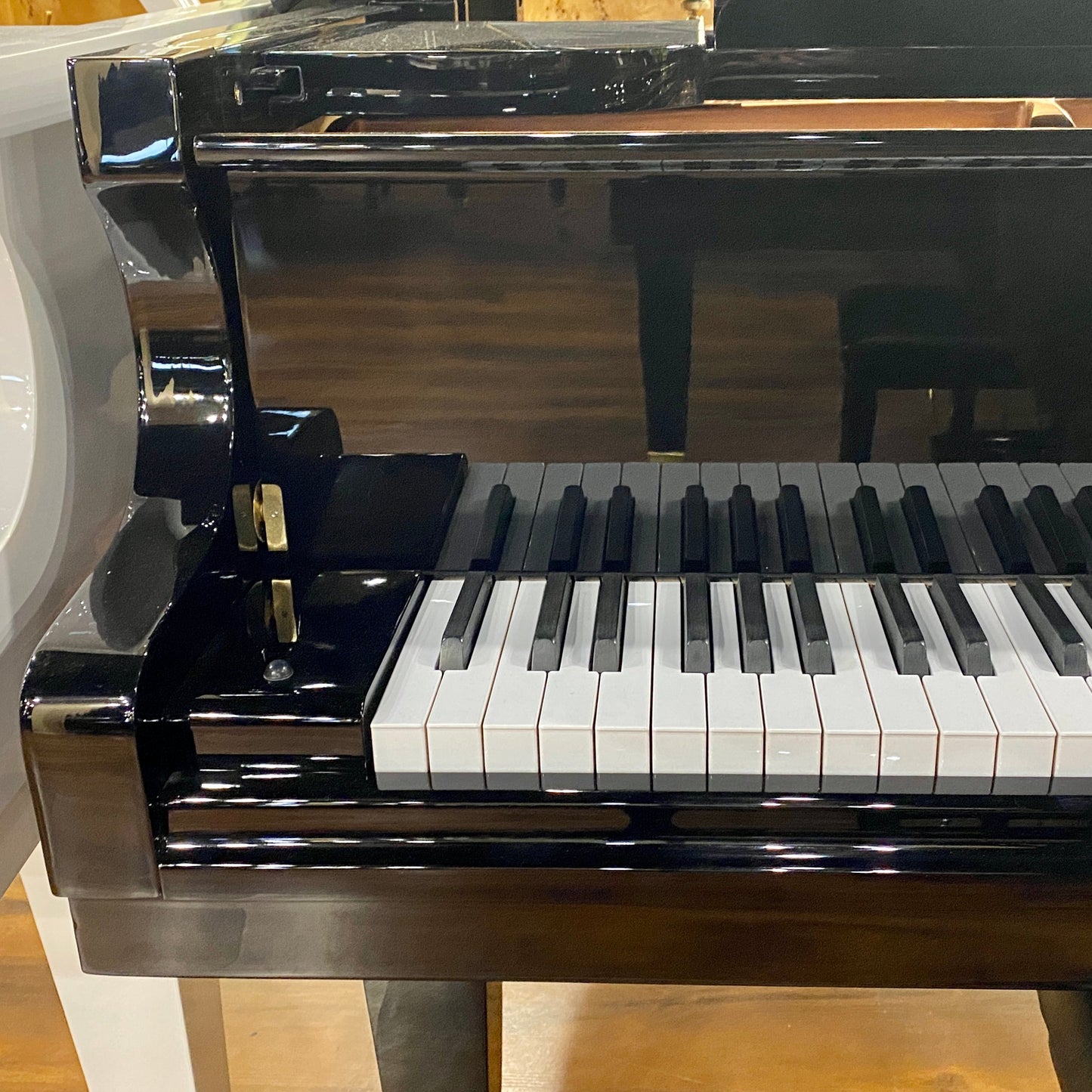 Image 4 of Hailun Grand 161 / Polished Black / 5'4" with QRS Self Playing System