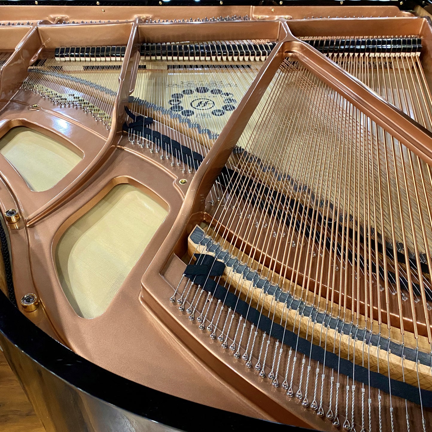 Image 10 of Hailun Grand 161 / Polished Black / 5'4" with QRS Self Playing System
