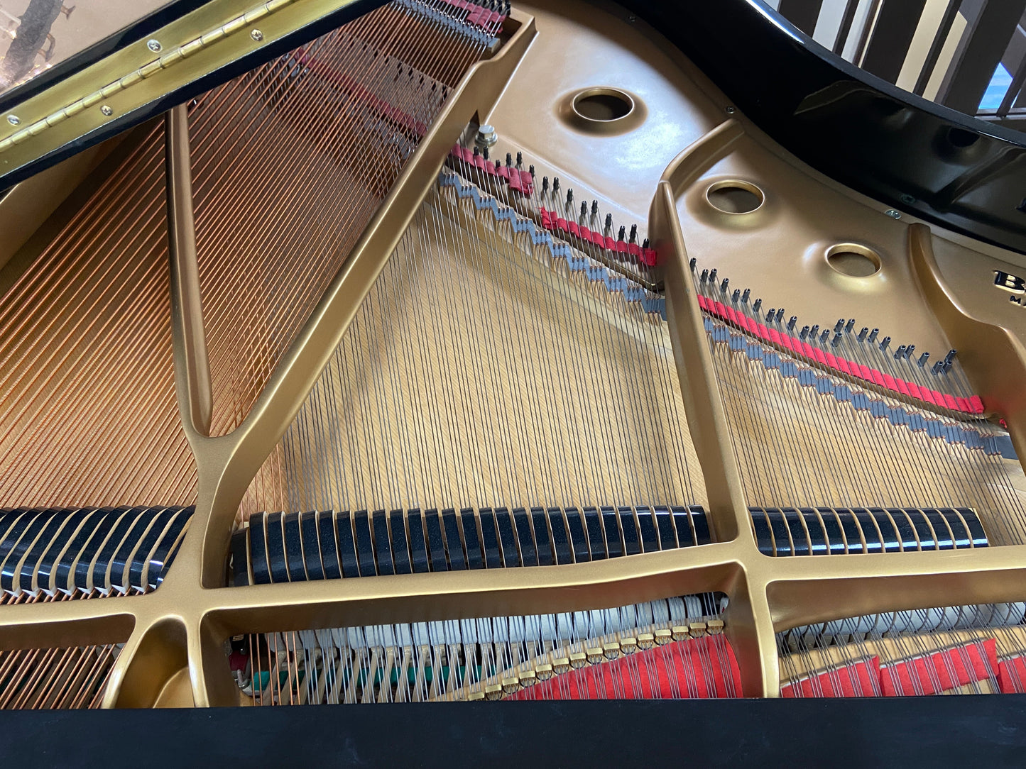 Image 6 of 1993 Baldwin 5'5" Grand / Polished Black (105976 / 317389 / 6317389) with QRS Self Playing System