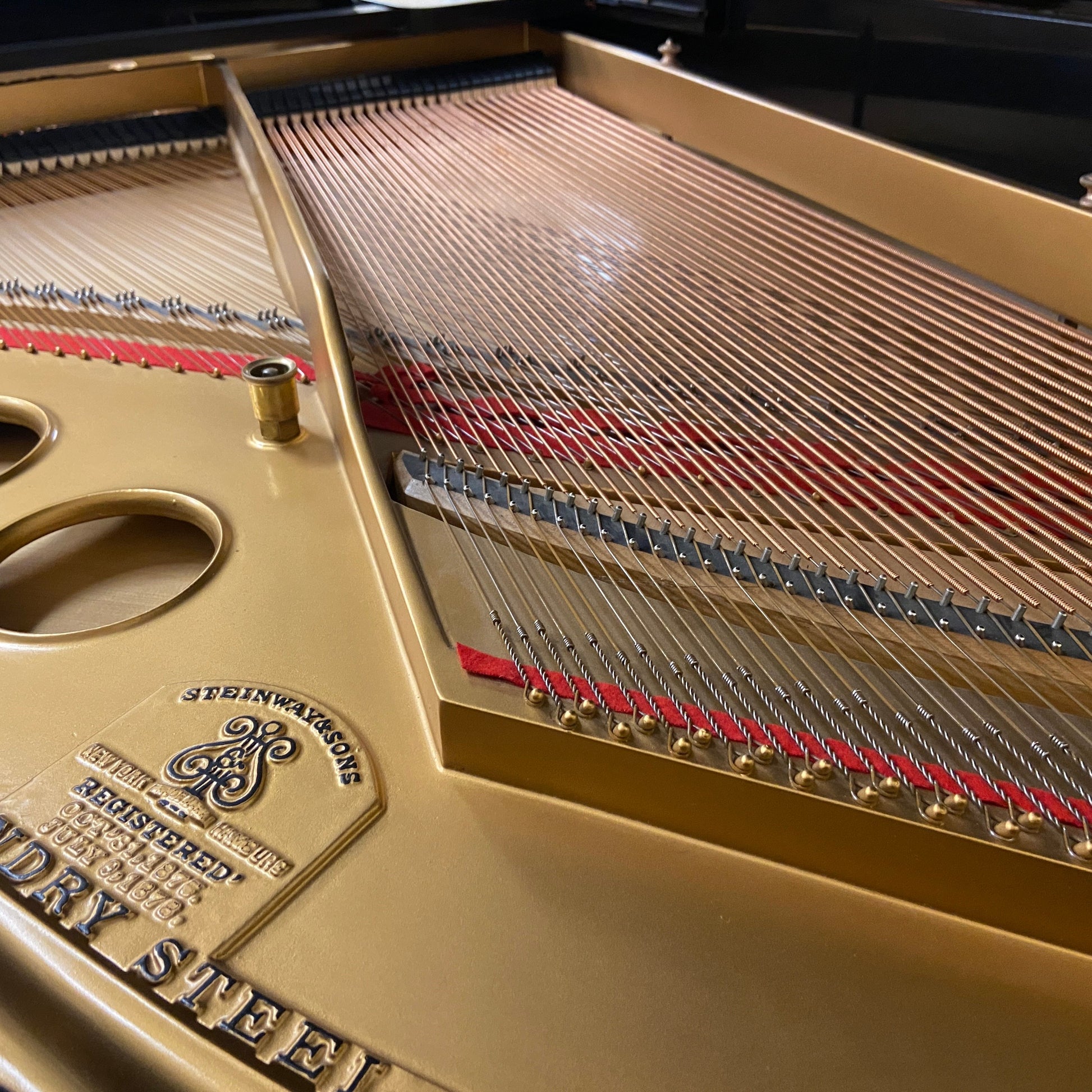 Image 6 of 1906 Steinway Grand 5'9" with QRS Self Playing System