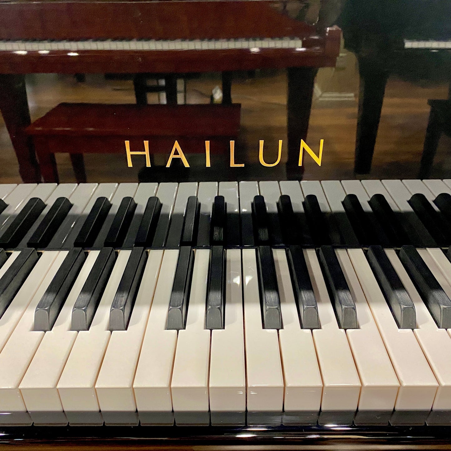 Image 4 of Hailun 151 Polished Black / 5' with QRS Self Playing System