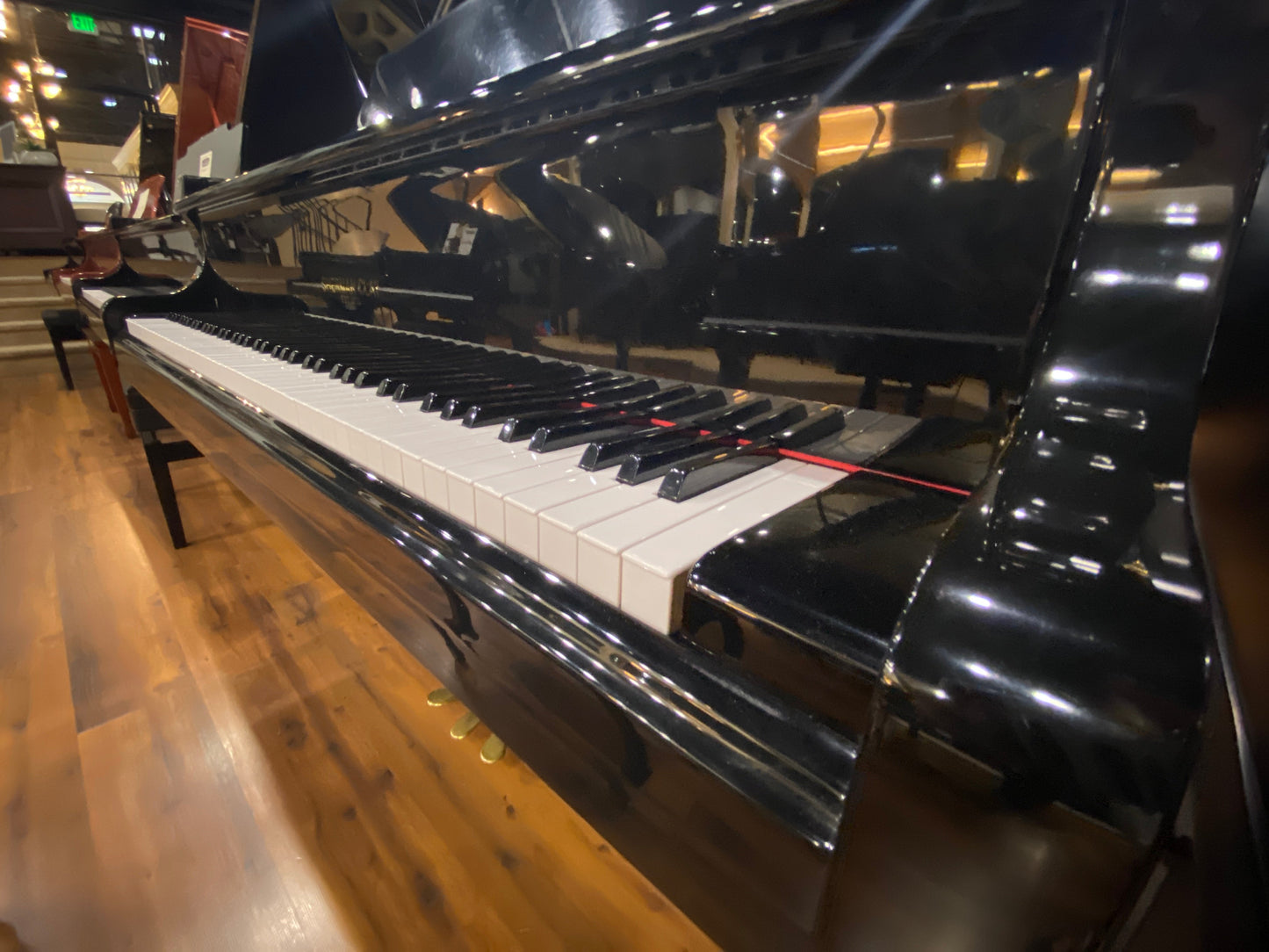 Image 2 of 1987 Sherman Clay Grand 5'2" / Polished Black with QRS Self Playing System