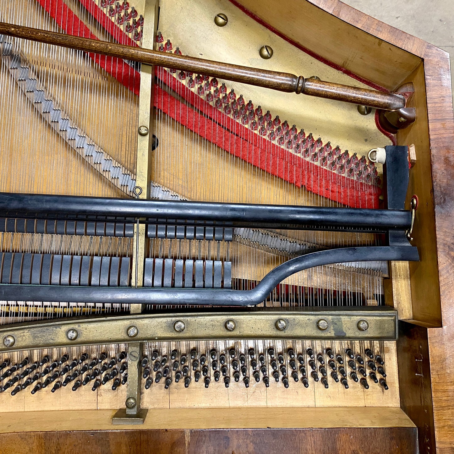 Image 12 of Unique Vienese Action - Straight Strung - An Artifact of Piano History! with QRS Self Playing System