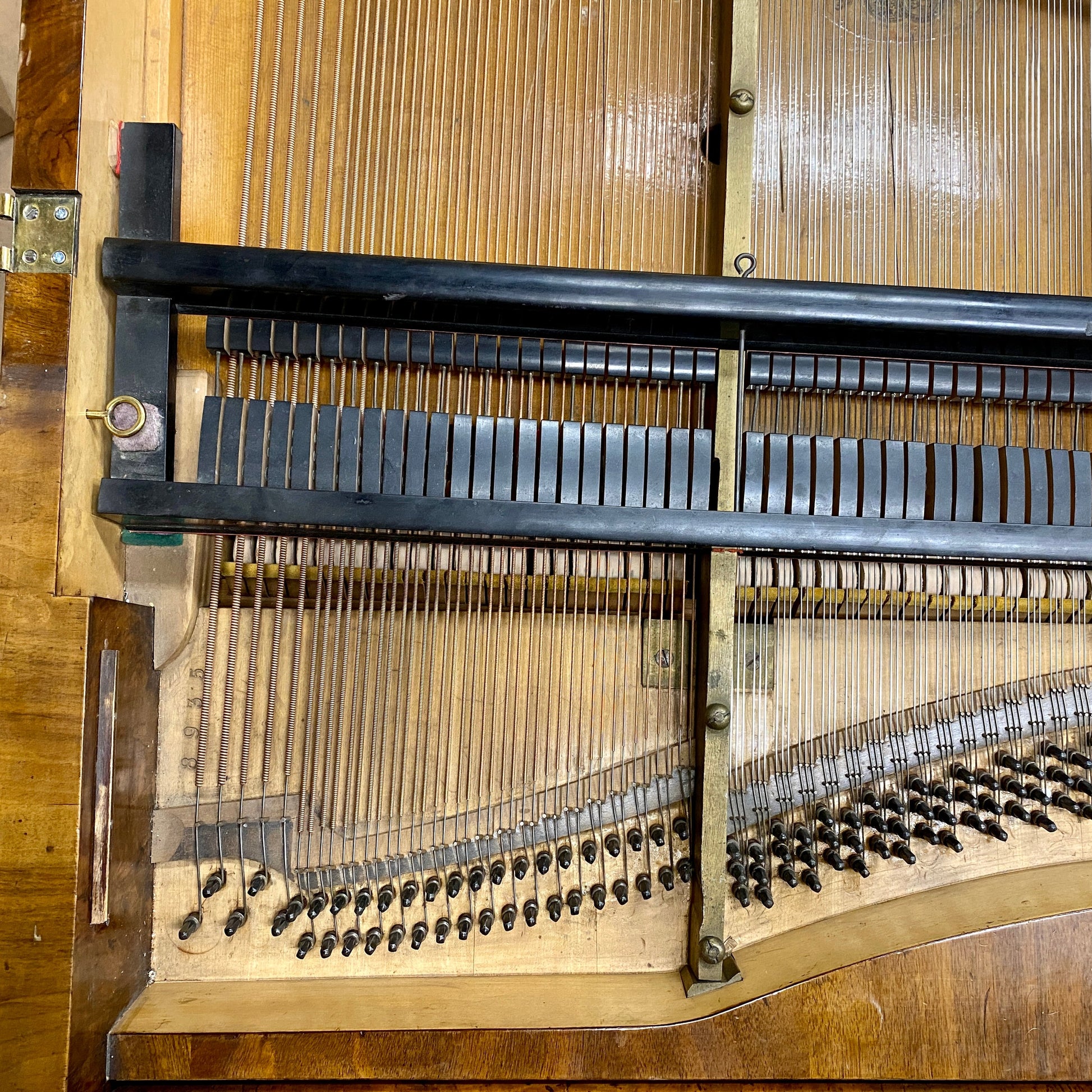Image 13 of Unique Vienese Action - Straight Strung - An Artifact of Piano History!