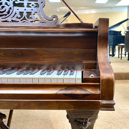 Image 5 of 1869 Decker & Bros Concert Grand 9' with QRS Self Playing System