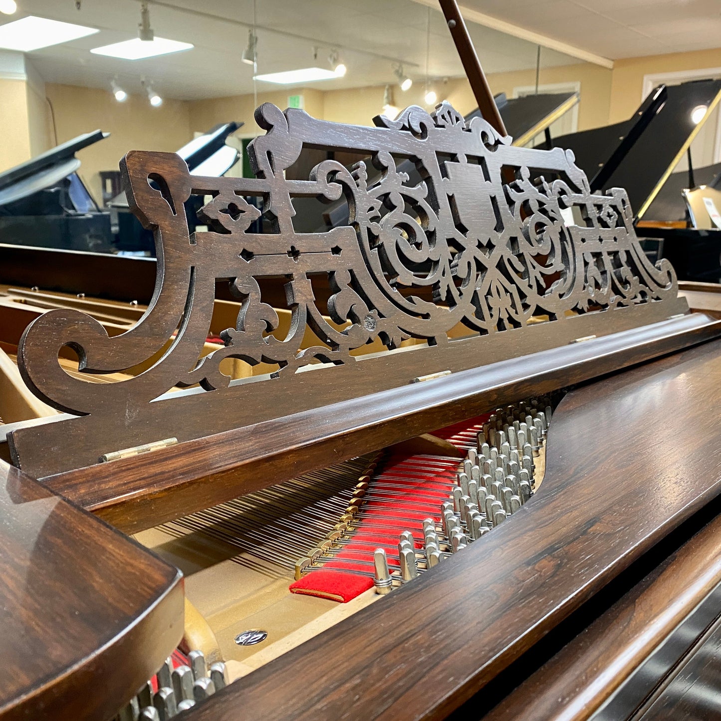 Image 8 of 1869 Decker & Bros Concert Grand 9'