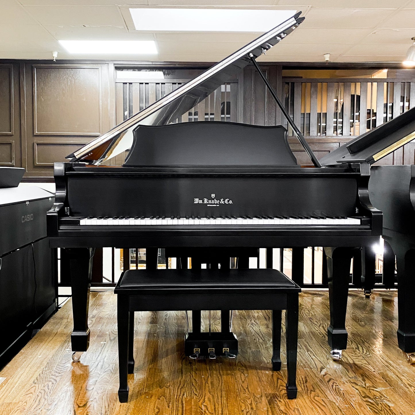 Image 2 of 2017 Knabe Grand Black with QRS Self Playing System