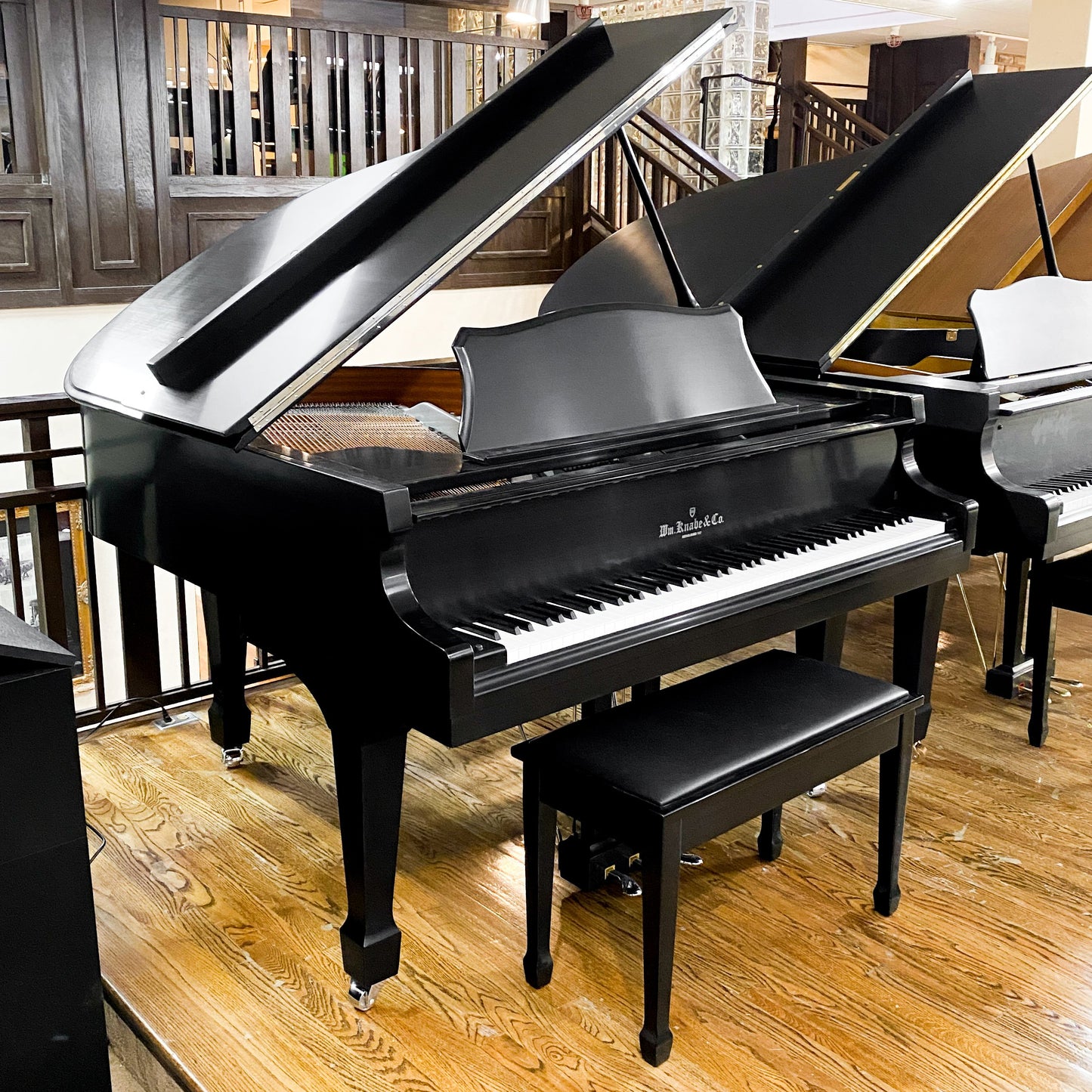 Image 3 of 2017 Knabe Grand Black with QRS Self Playing System