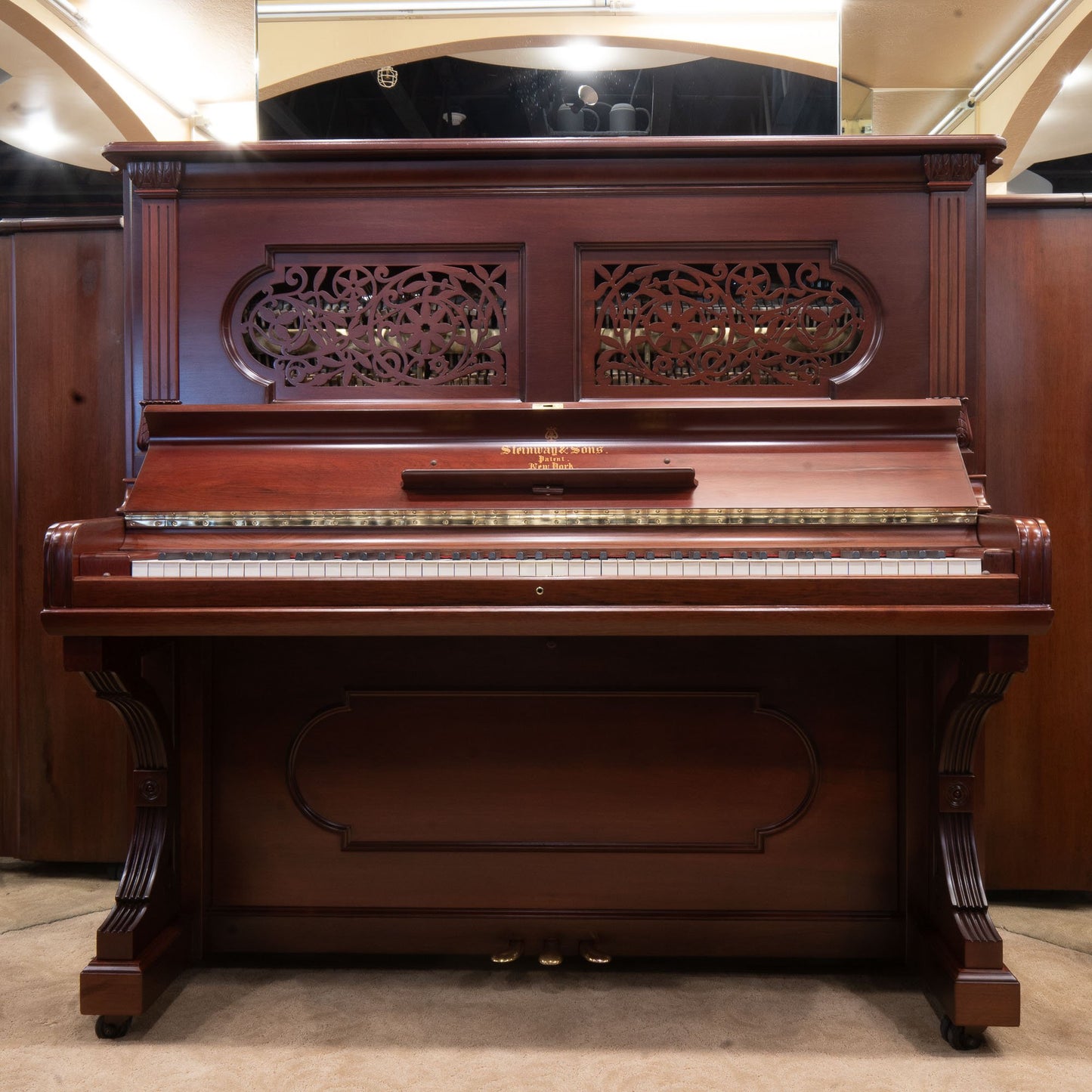 Image 12 of 1884 Upright Steinway 57"