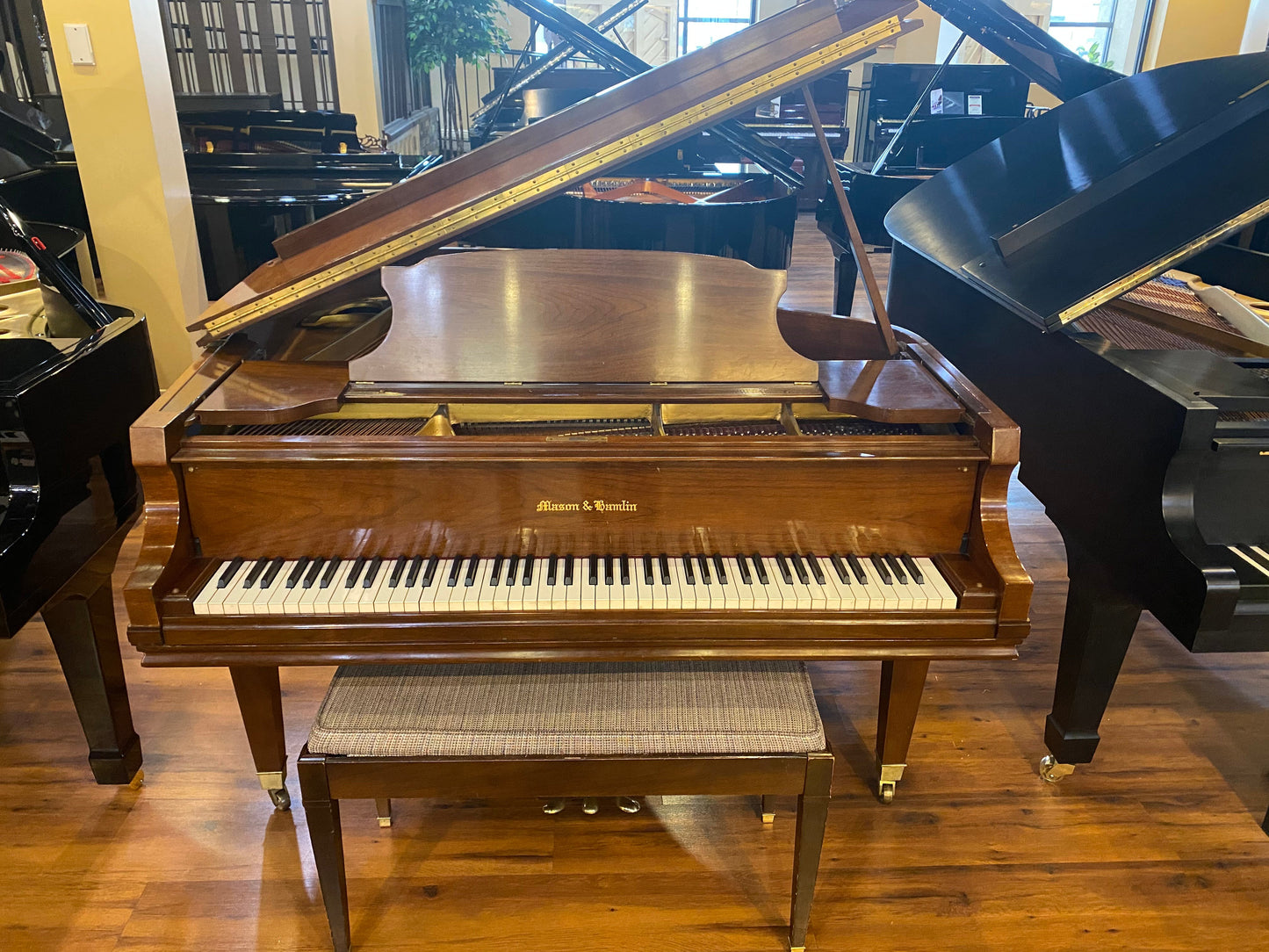 Image 4 of 1974 Mason & Hamlin B / 5'3"/ Satin Ebony