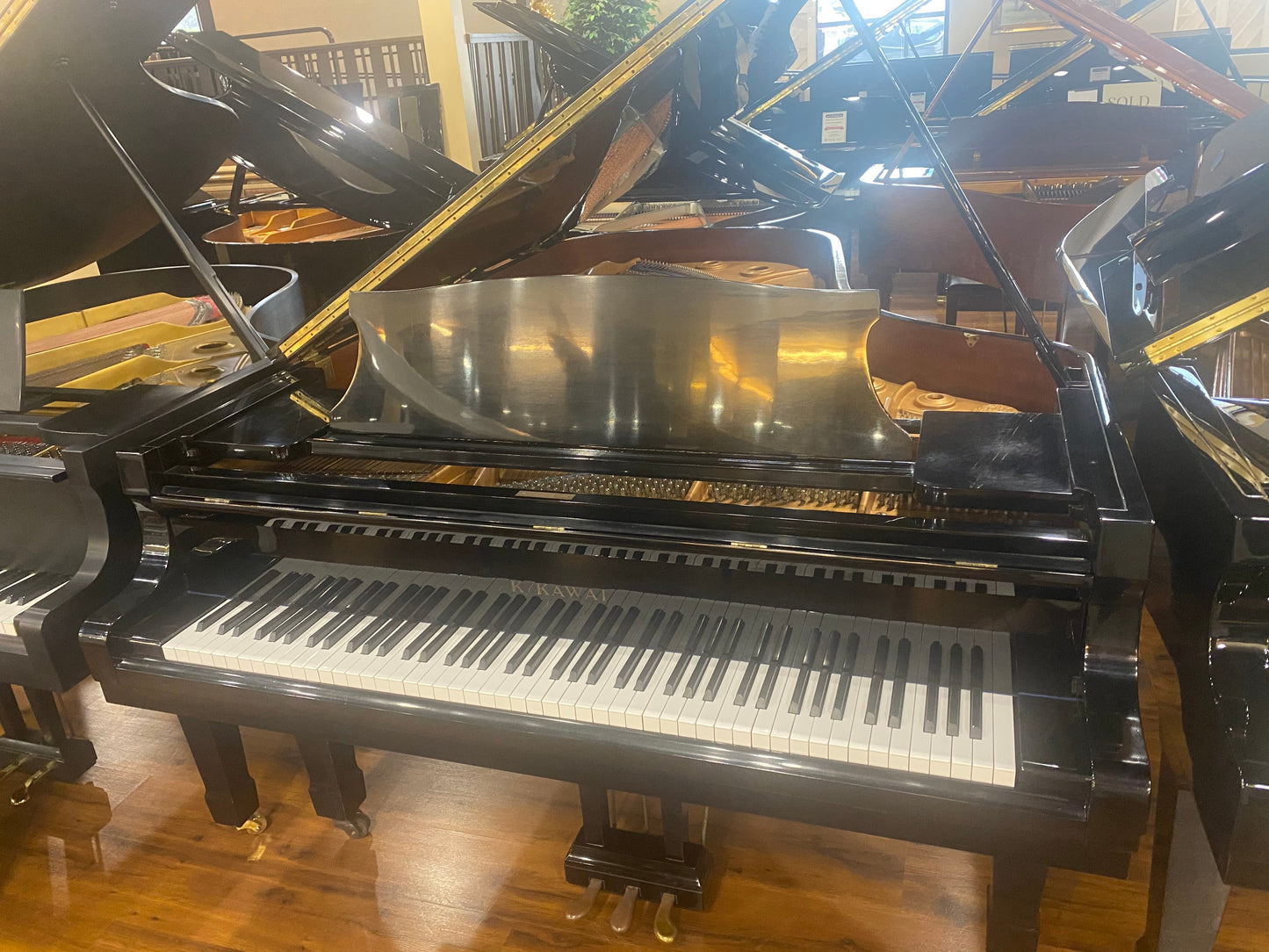 Image 18 of 1979 Kawai KG6C 223 / 7'3"/ Satin Ebony with QRS Self Playing System