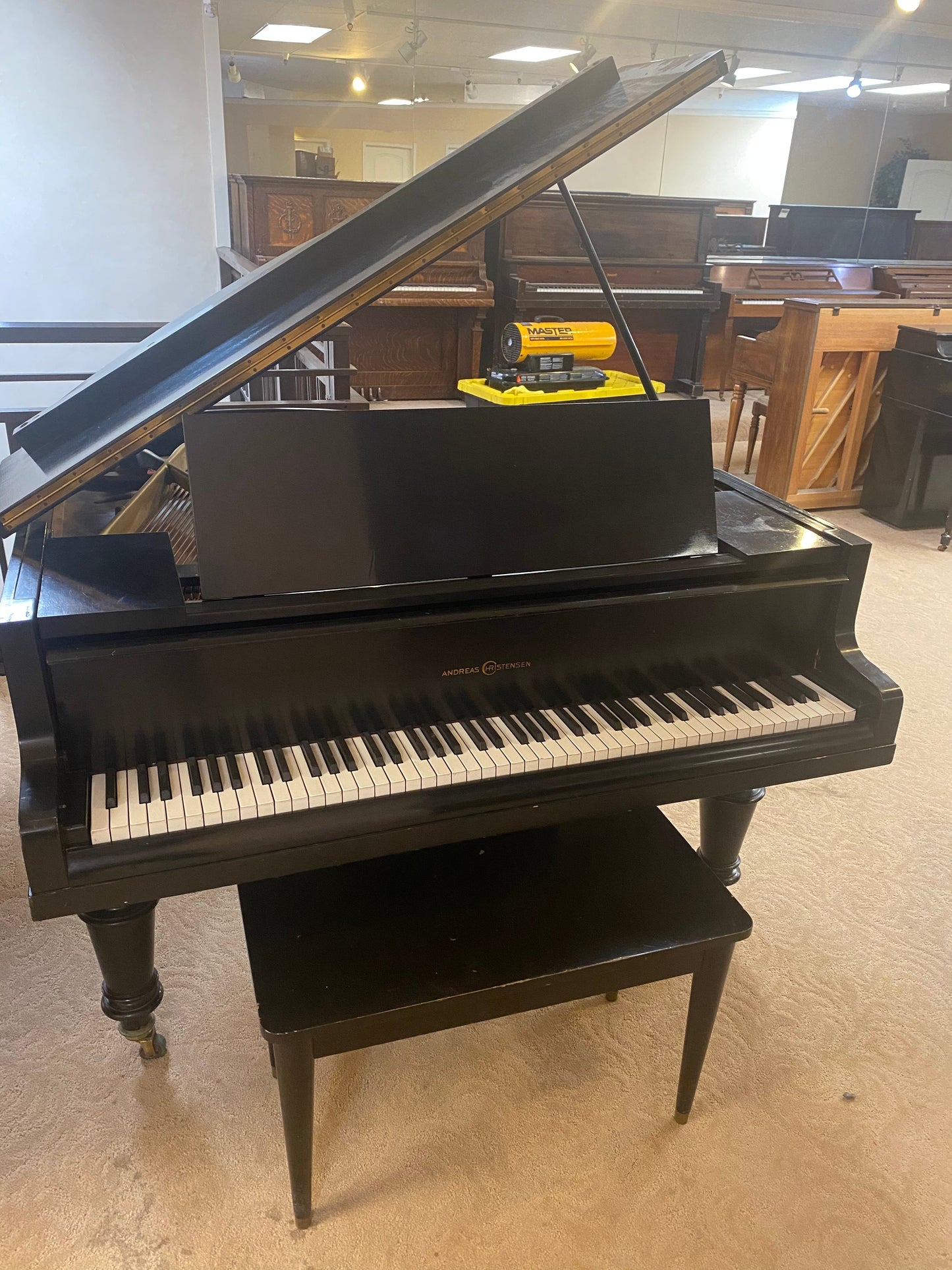 Image 9 of 1920s Andreas Christensen 4'8" / Satin Ebony