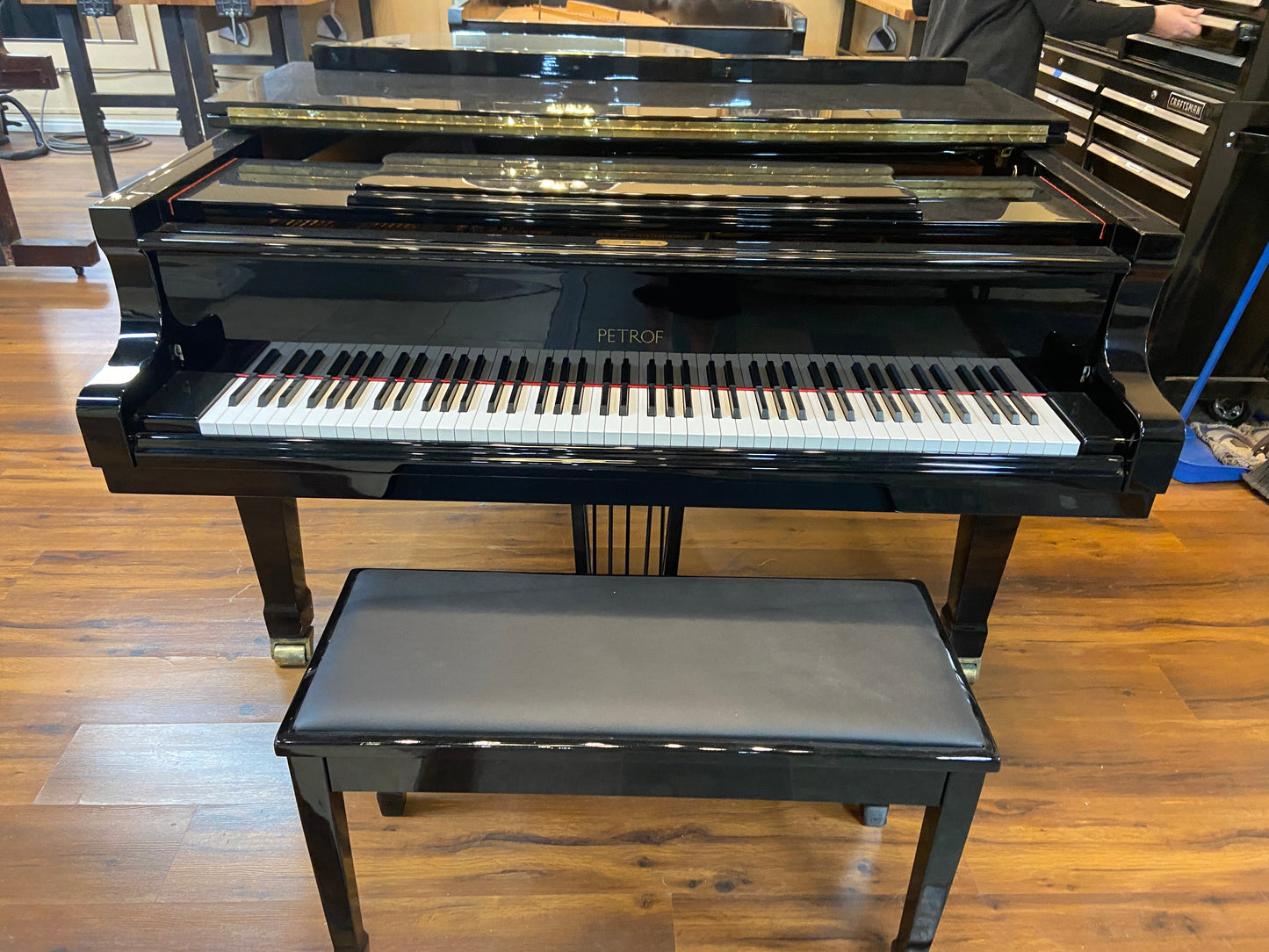 Image 19 of 1998 Petrof 6'4" Grand / Polished Black with QRS Self Playing System