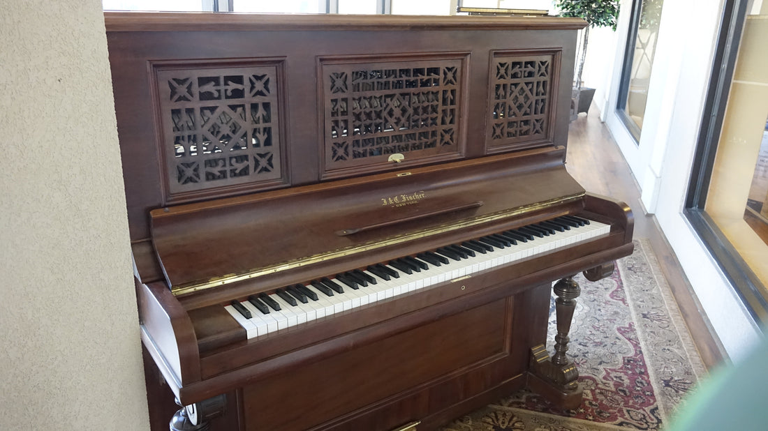 Piano Restoration Blog - Brig's Pick of the Week! 1880 Fischer Upright Piano!