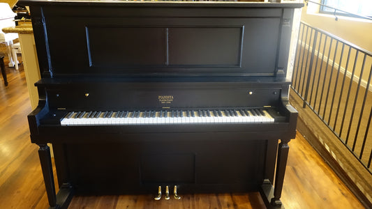 The Piano Buying Blog - Just Out of the Shop!  1908 Pianista Upright Piano!
