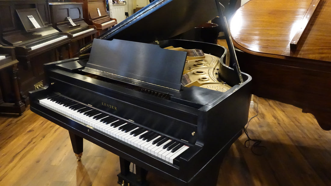 The Piano Buying Blog - Just out of the shop! 1924 Lester 6' Grand Piano