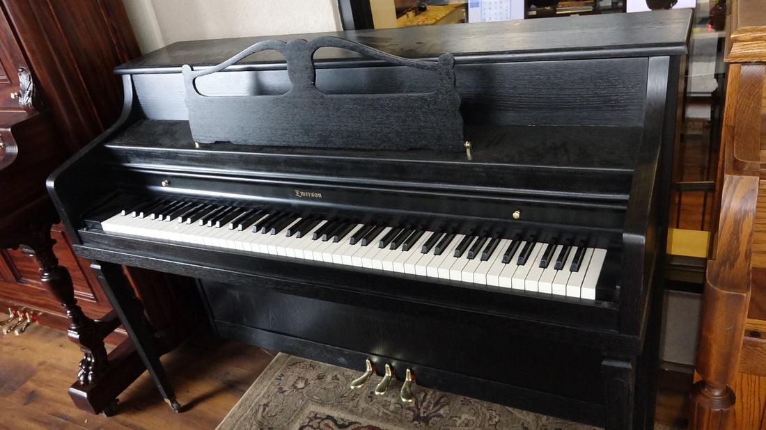 The Piano Buying Blog - Just out of the shop! 1970’s Emerson 42" Upright Piano