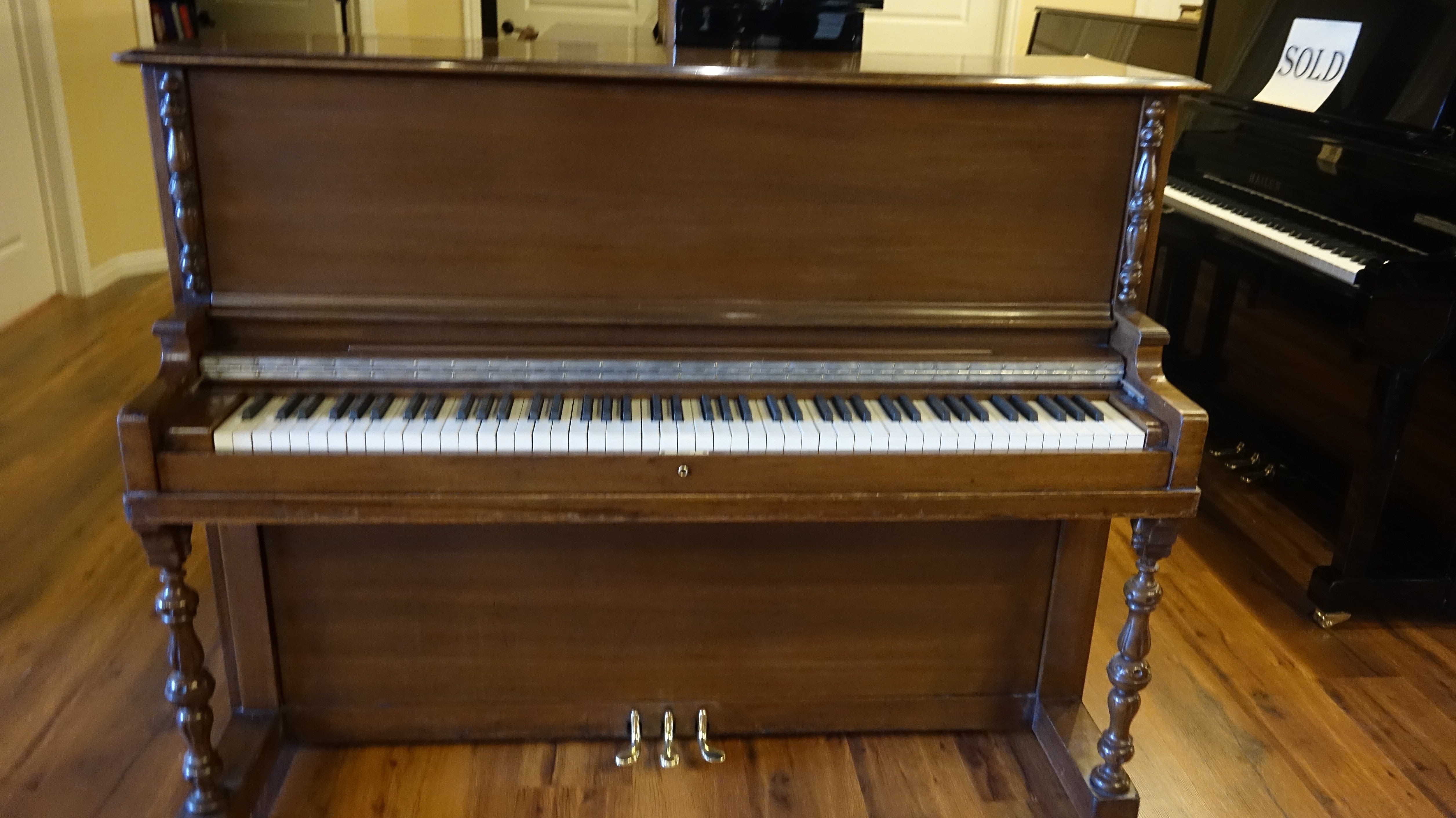 Just Out of the Shop! 1931 Kimball Upright Piano! Brigham Larson Pianos