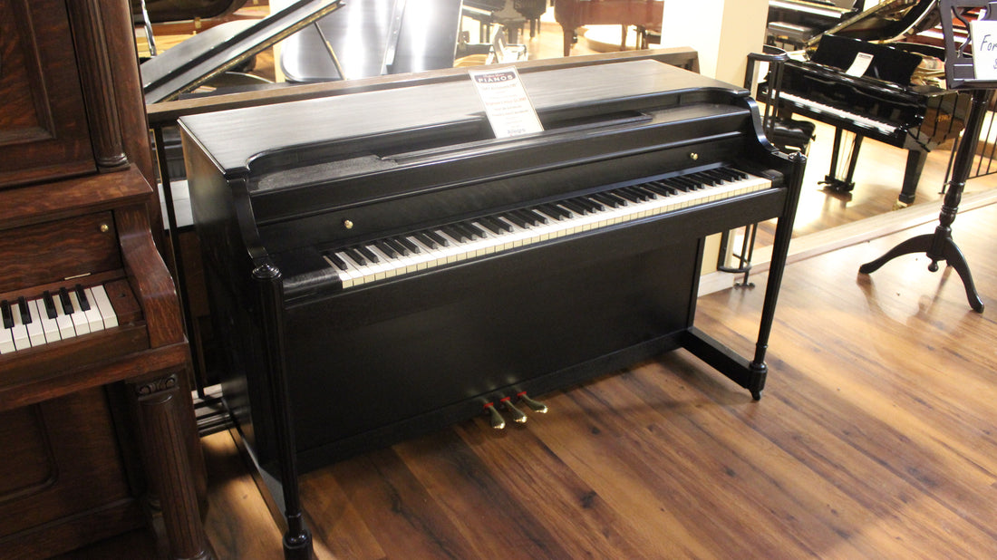 The Piano Buying Blog - Just out of the shop! 1947 Baldwin Acrosonic Spinet Piano