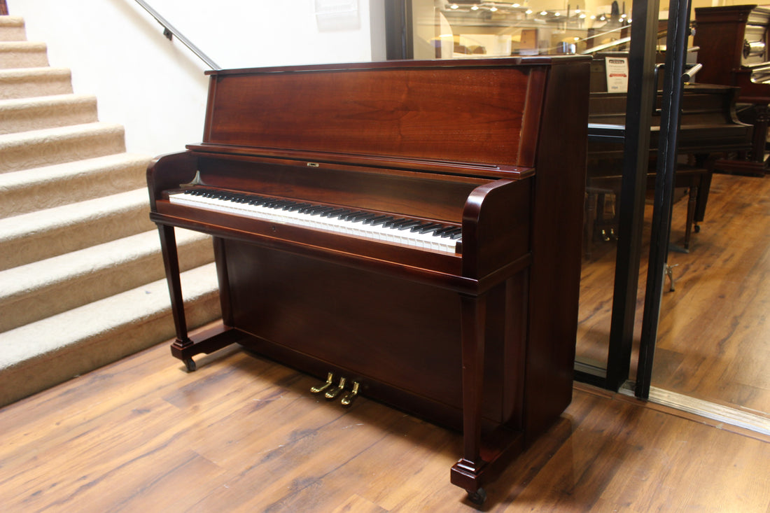 The Piano Buying Blog - Just out of the shop! 1966 George Steck 45" Upright Piano