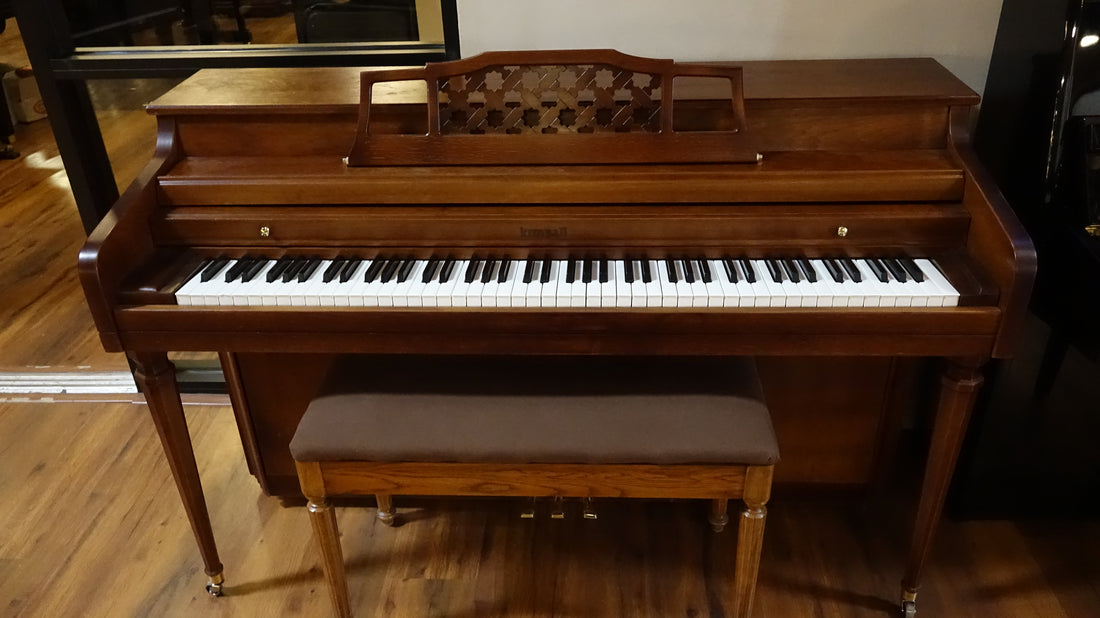 The Piano Buying Blog - Just out of the shop! 1969 Kimball 36" Spinet Piano