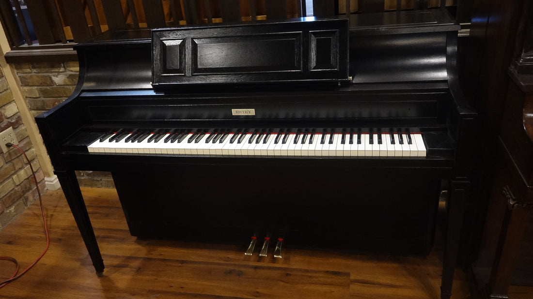 The Piano Buying Blog - Just Out of the Shop!  1975 Estey Upright Piano!