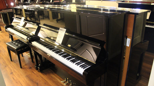 The Piano Buying Blog - Just out of the shop! 1976 Helman 50" Upright Piano