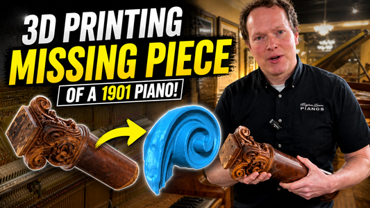 3D Printing a Missing Decorative Piano Column (1901 Bush & Lane Upright)