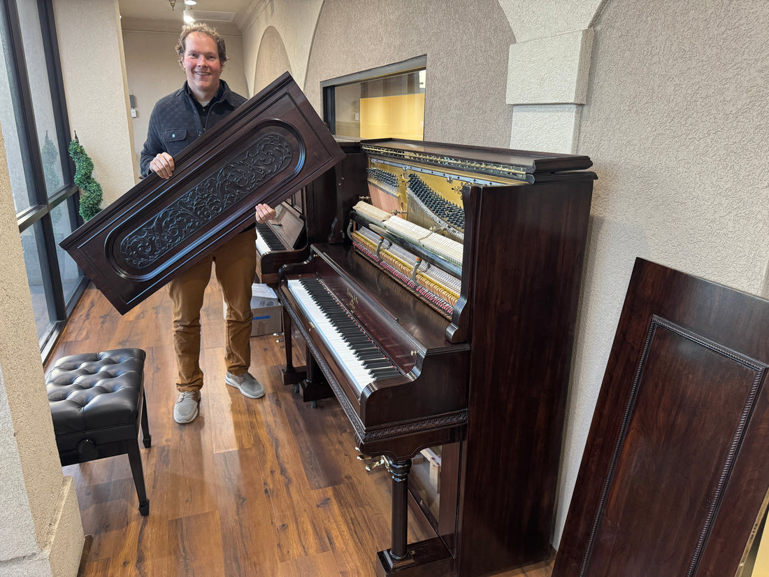 Pennsylvania Heirloom Cabinetry — 1895 Ludwig Upright Piano An Heirloom Restoration with a Story Worth Saving