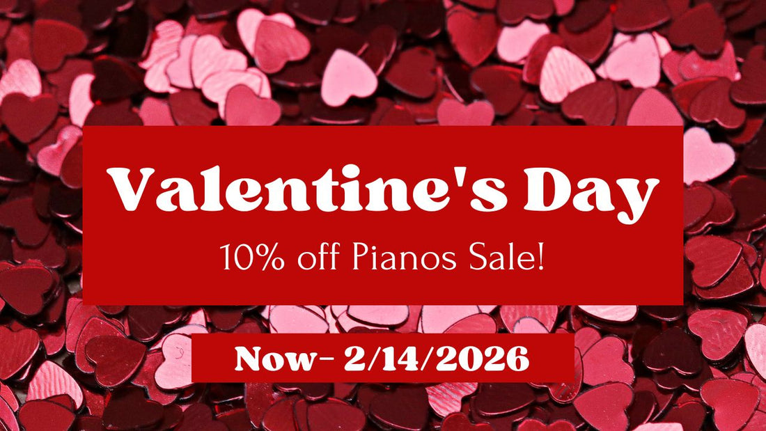 Valentine’s Day Piano Delivery + 10% Off Grand & Upright Pianos!