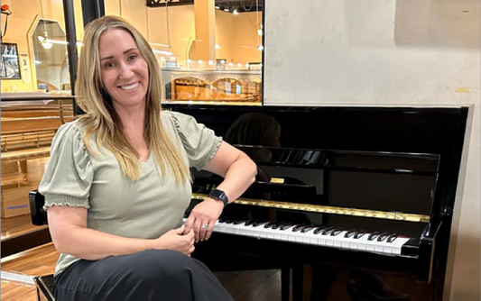The Brigham & Karmel Larson Family Piano Blog - Therapy in the Piano Showroom Today