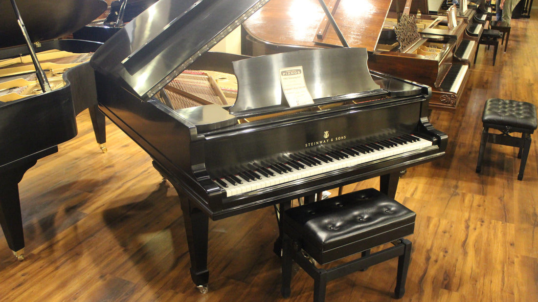 The Piano Buying Blog - Just out of the shop! 1902 Steinway 6'2" Grand Piano - Steinway