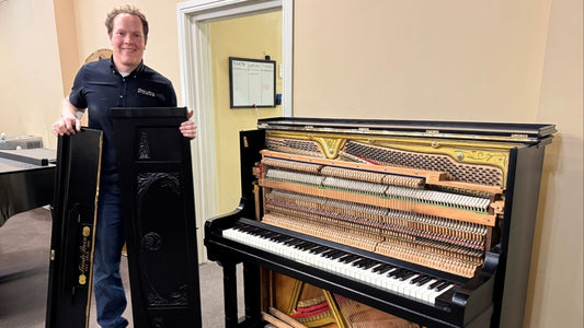 Restoring a Rare Circa 1909 Friedrich Prein Heirloom Birdcage Action Upright Piano