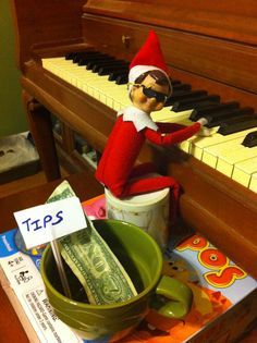 Piano Lessons Blog - Elf on the (Piano) Shelf: A Fun Way to Practice Over Christmas Break