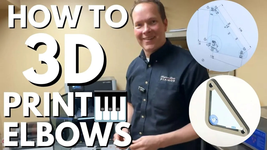 IN THE SHOP: 3D Printing Replacement Trapwork Elbows for Vintage Pianos