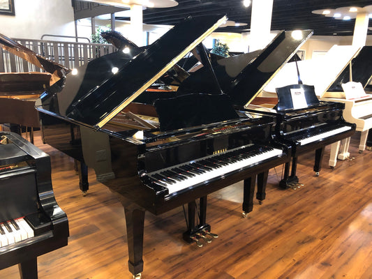 SOLD 1980 Yamaha C5 6'4" Polished Black Grand Piano