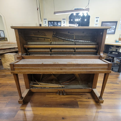 AVAILABLE TO RESTORE: CALL FOR CUSTOM PRICING - 1968 Howard 51" Wood Finish Upright Piano