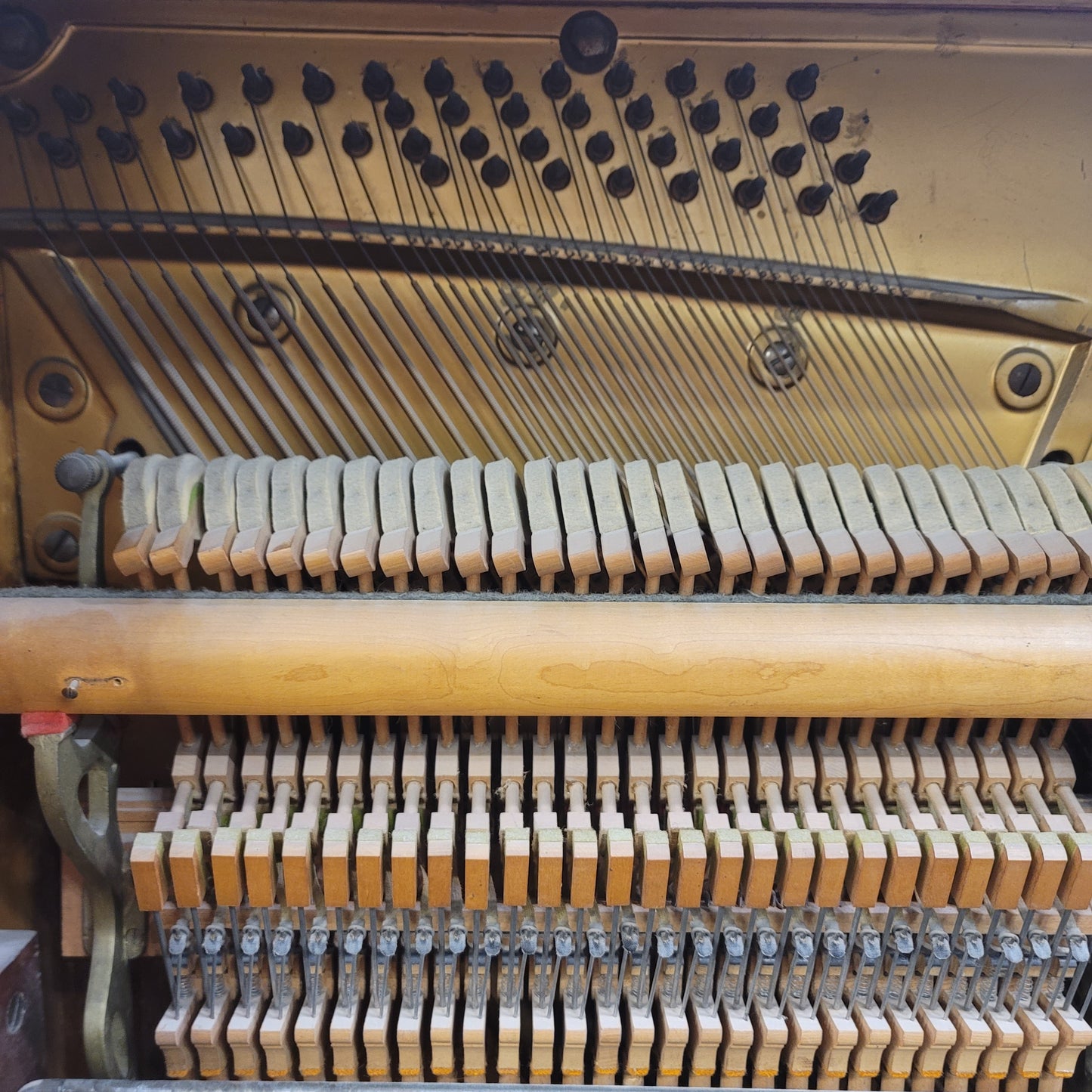 AVAILABLE TO RESTORE: CALL FOR CUSTOM PRICING - 1968 Howard 51" Wood Finish Upright Piano