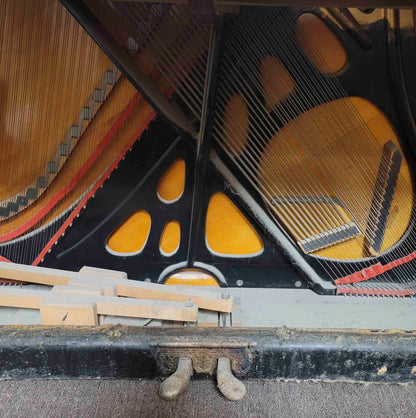 CURRENT SHOP WORK 1888 Decker Bros Style 18 56" Black Finish Commissioned Upright Piano